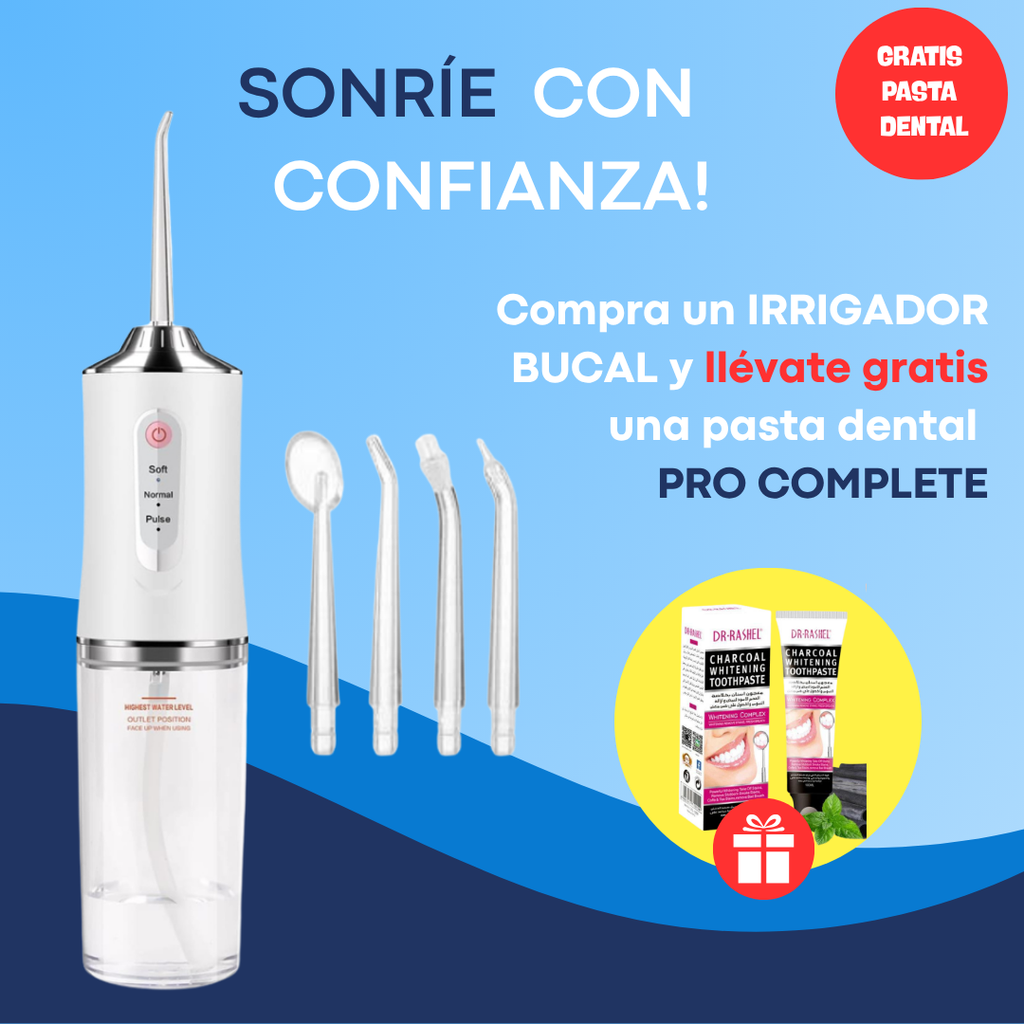 AQUASMILE™- IRRIGADOR + PASTA PRO