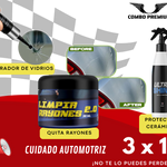 COMBO PREMIUM DE CUIDADO AUTOMOTRIZ – ¡3 SOLUCIONES EN 1!